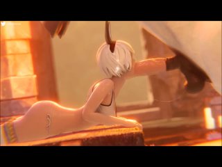 Қызды қатты жалап